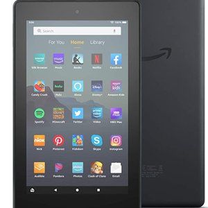 Fire 7 tablet, 7" display, 16 GB, latest model (2019 release), Black